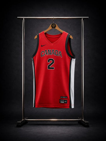Camiseta Selección de Canadá N.º 2 – Edición Roja