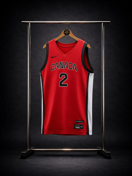 Camiseta Selección de Canadá N.º 2 – Edición Roja