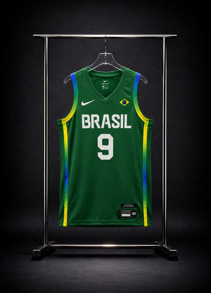 Camiseta Selección de Brasil N.º 9 – Edición Verde