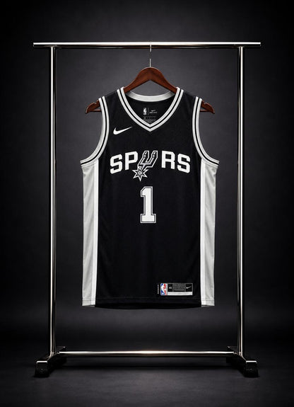Camiseta San Antonio Spurs N.º 1 – Victor Wembanyama (Alternativa)