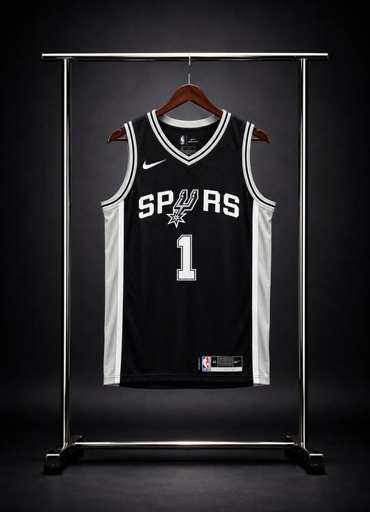 Camiseta San Antonio Spurs N.º 1 – Victor Wembanyama (Alternativa)