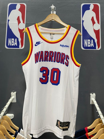 Golden State Warriors Stephen Curry Association Edition Blanca #30 - VERSION FAN