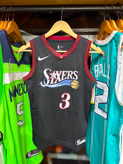 Camiseta Philadelphia 76ers #3 Allen Iverson – Niño