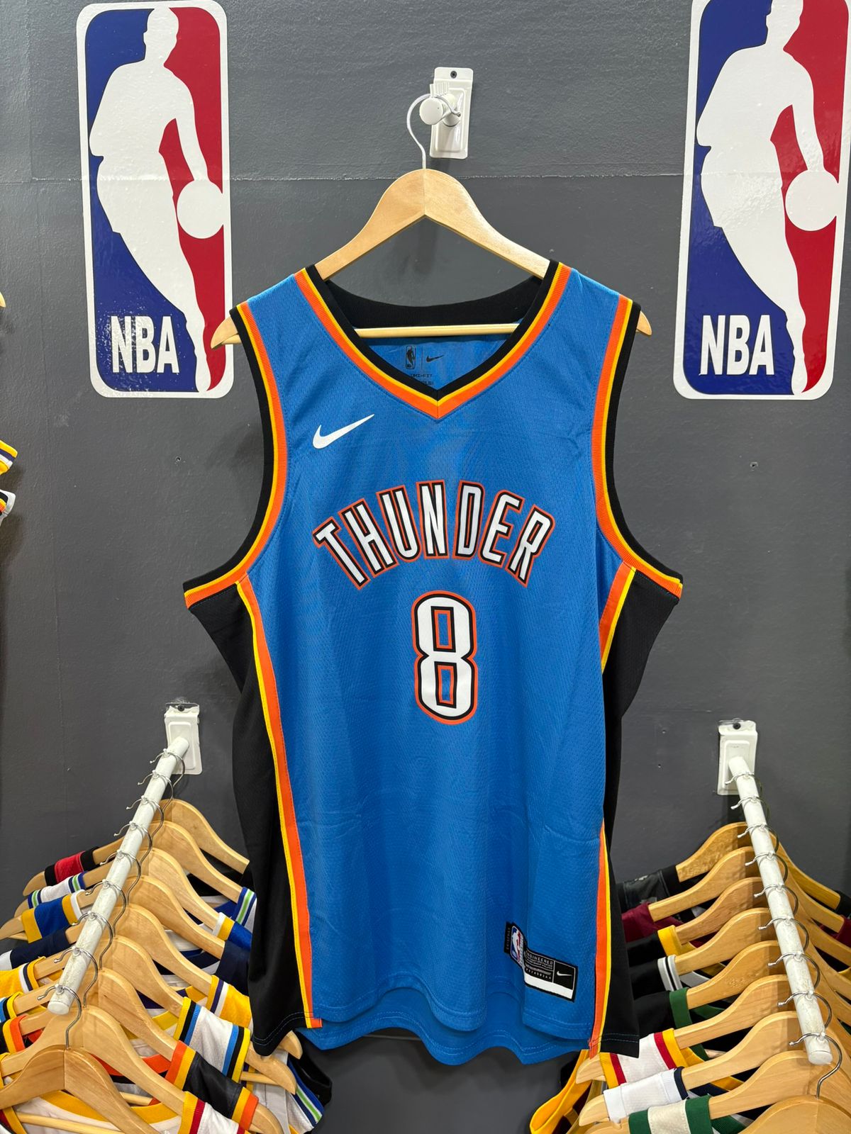 Oklahoma City Thunder Icon Edition Azul #8 - VERSION FAN