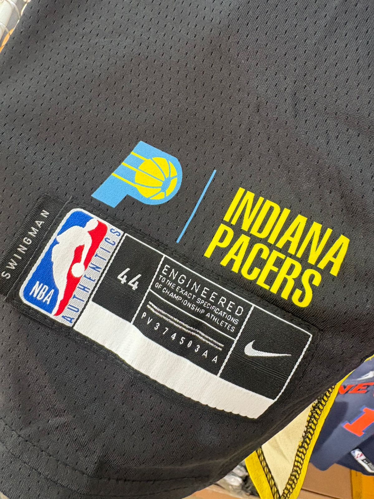 Indiana Pacers City Edition INDY Negra #0 - VERSION FAN