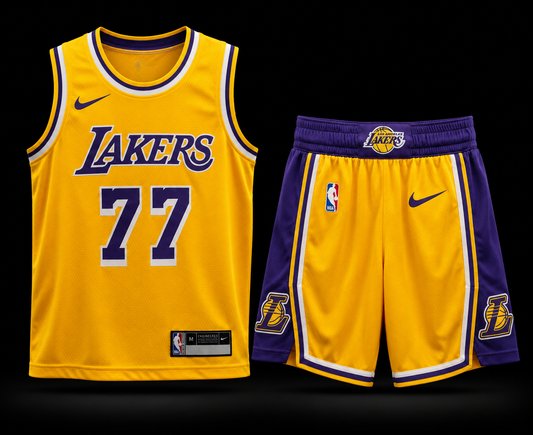 Conjunto Los Angeles Lakers N.º 77 para niños