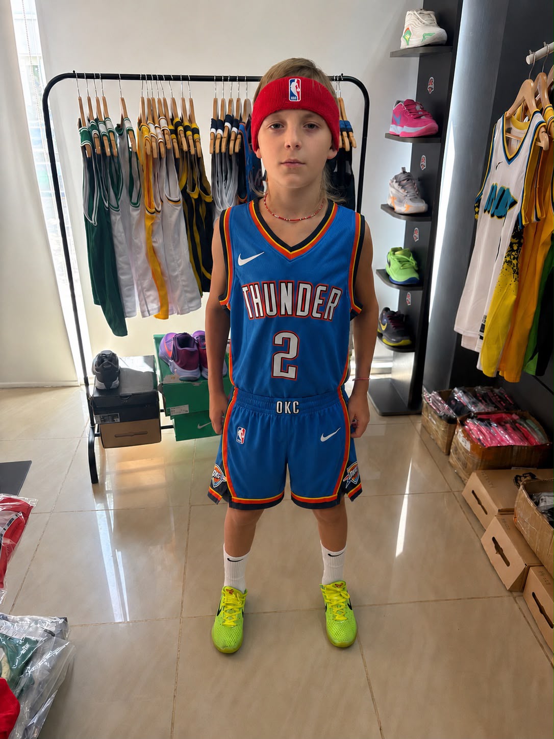 Conjunto Oklahoma City Thunder N.º 2 para niños
