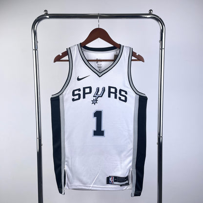 Camiseta San Antonio Spurs N.º 1 – Victor Wembanyama (Local)