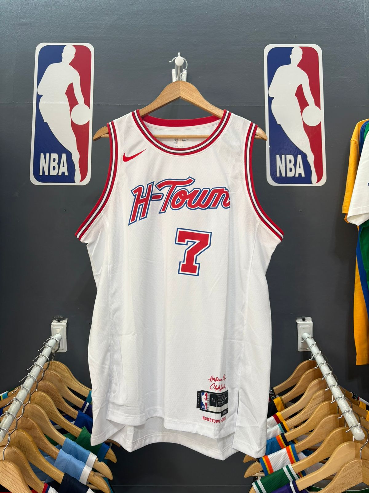 Houston Rockets City Edition H-Town Blanca #7 - VERSION FAN
